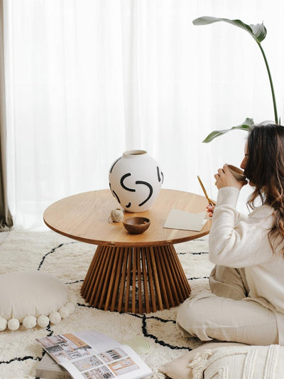 CAGE Solid Oak Coffee Table