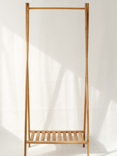 FLEX Solid Oak Clothes Rack