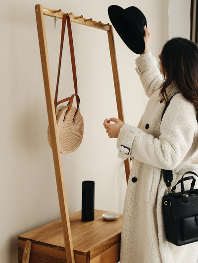 FLEX Solid Oak Coat Rack