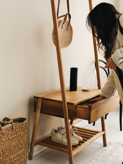 FLEX Solid Oak Coat Rack