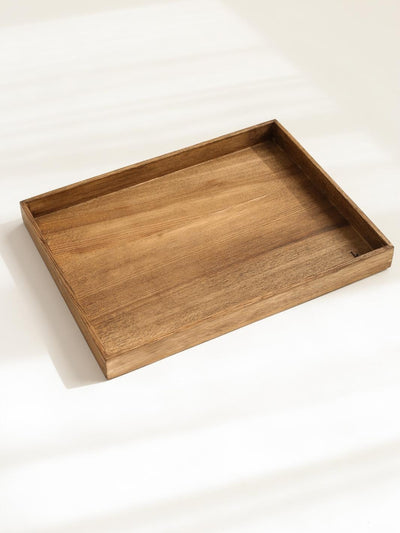 PIA Rectangular Tray - Chocolate