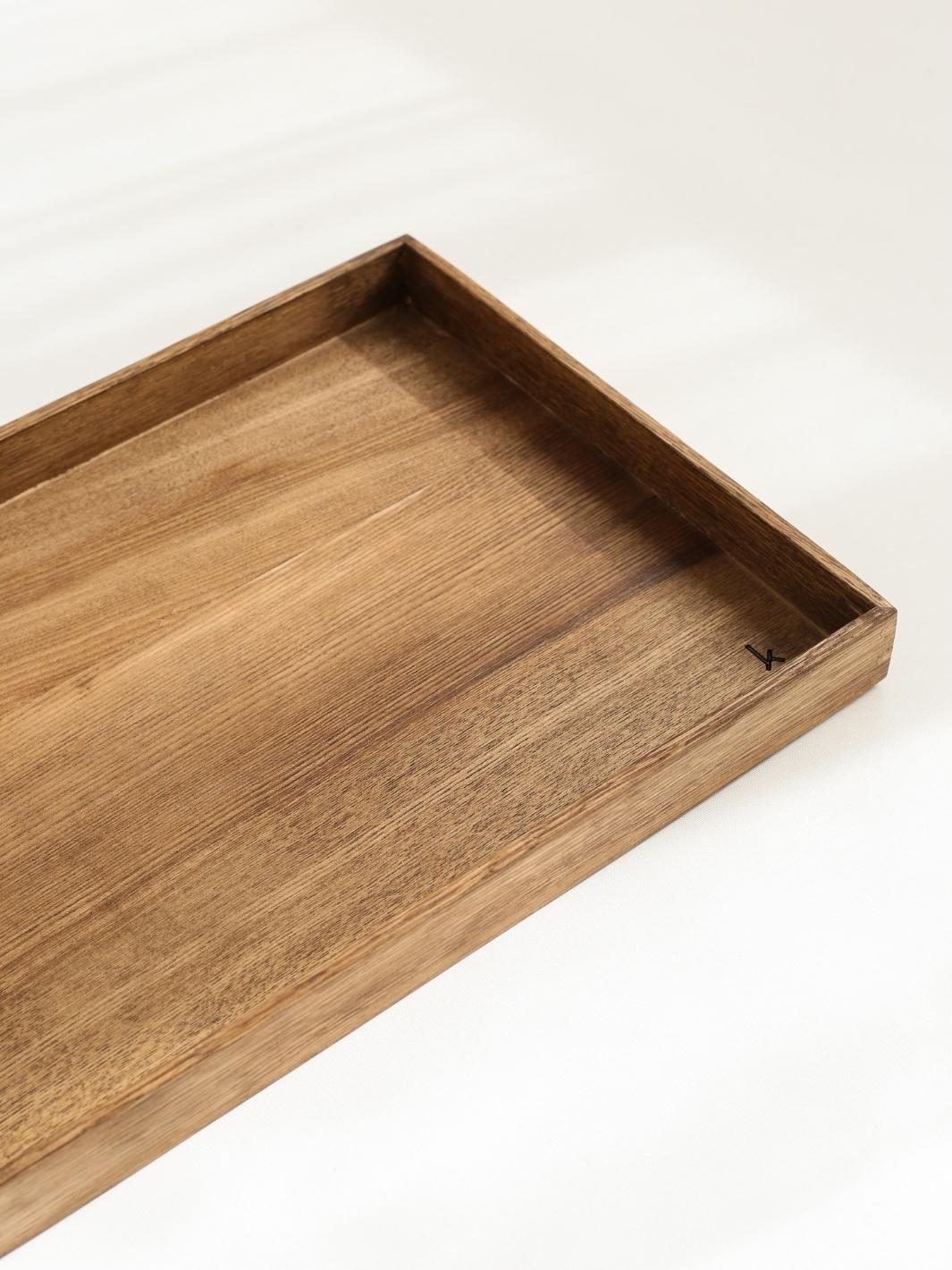 PIA Rectangular Tray - Chocolate